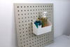 Small Pegboard Storage Box – Powder-Coated Iron
