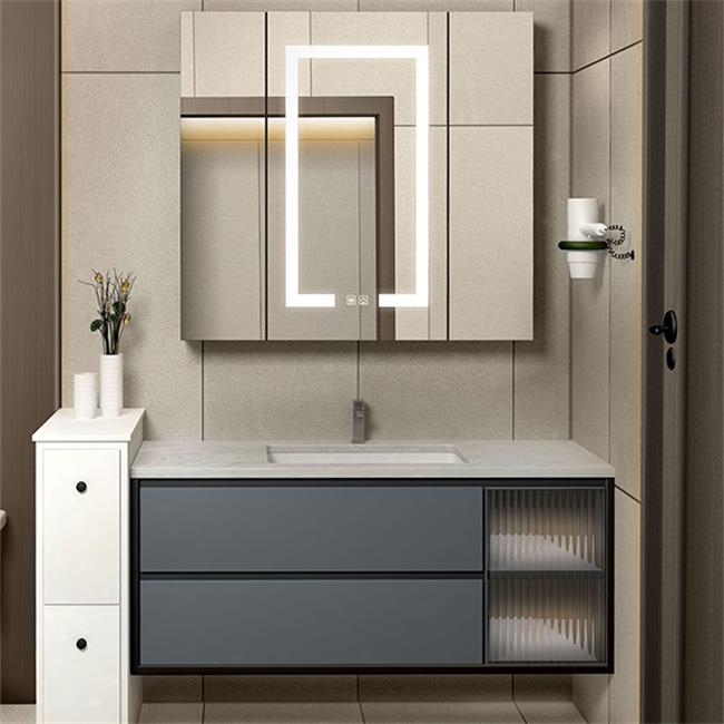 Wholesale Aluminum Frame Bathroom Mirror Cabinet Medicine Cabinet Mirror with Lights