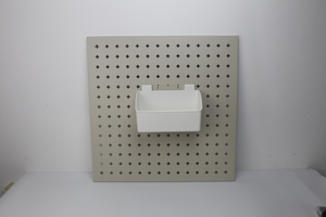 Large Pegboard Storage Bin And Pegboard Liquid Detergent Holder