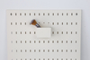 Small Pegboard Storage Box – Powder-Coated Iron