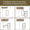Stainless Steel Shower Niche – 2-Tier Recessed Wall Shelf