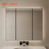 Aluminum Bathroom Modern Salon Mirror Vanity Wall Bathroom LED Shaving Cabinet