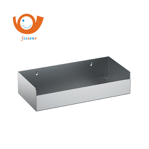 Small Pegboard Storage Box – Powder-Coated Iron