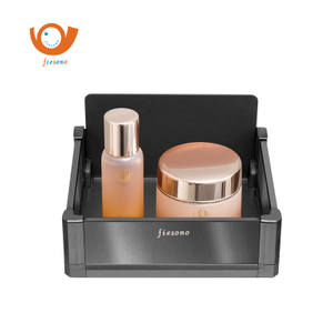 FIESONO Small Square Pegboard Storage Box (Metal + HPL)