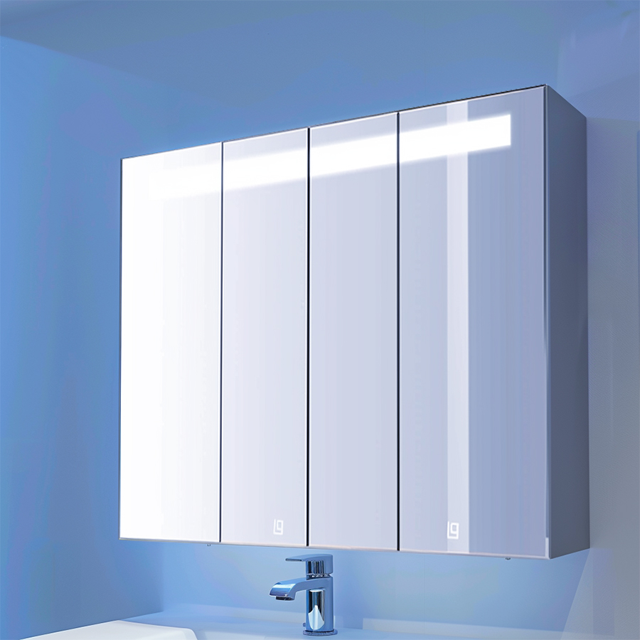 Revolutionize Your Bathroom with Our Fiesono LED-Lit, Anti-Fog Aluminum Medicine Cabinet