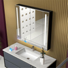 Modern European Gold Design Wall Mount Bathroom Vanity Cabinet Basin Mirror Set Waterproof Bathroom Wash Basin Cabinet