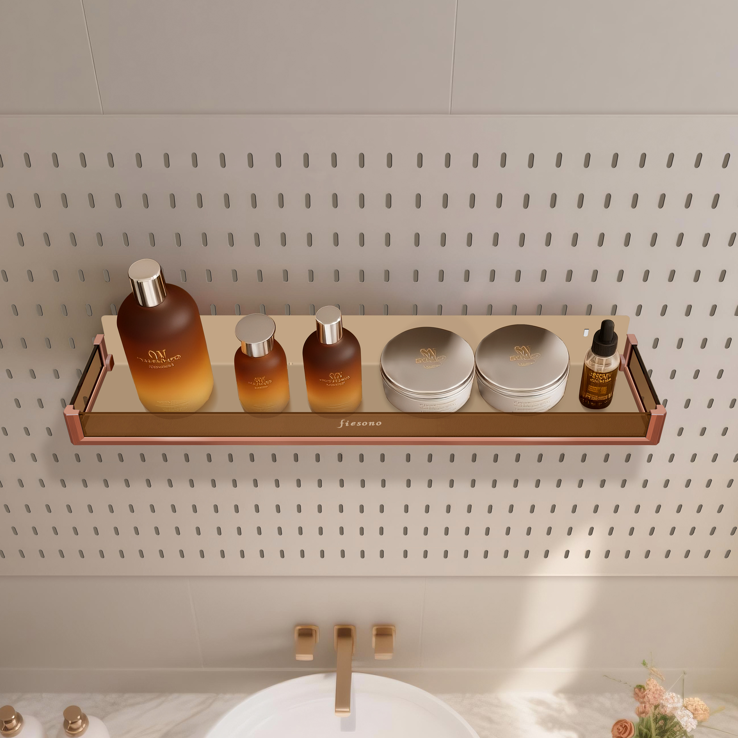 （1）80431-正面视图2-玫瑰金+茶玻璃（洗护用品）