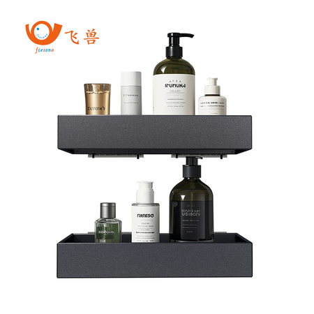 Shower Caddy : No Drilling, Adhesive Shower Storage BOX Bathroom Shelf Organiser 