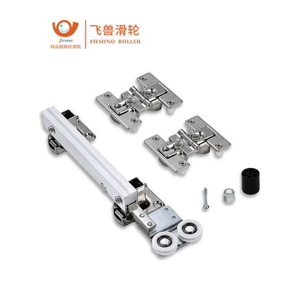 Zinc Alloy Folding Sliding Door Roller Wheel for Wardrobe Wooden Door 