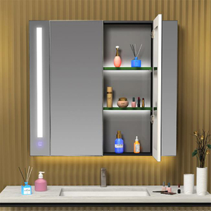 Modern European Gold Design Wall Mount Bathroom Vanity Cabinet Basin Mirror Set Waterproof Bathroom Wash Basin Cabinet