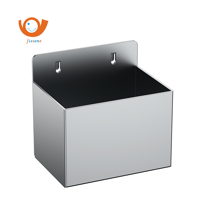 Small Pegboard Storage Box – Powder-Coated Iron