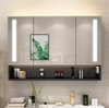 20" W x 26" H Single-Door Bathroom Medicine Surface Mount Bathroom Wall Cabinet with Mirror 