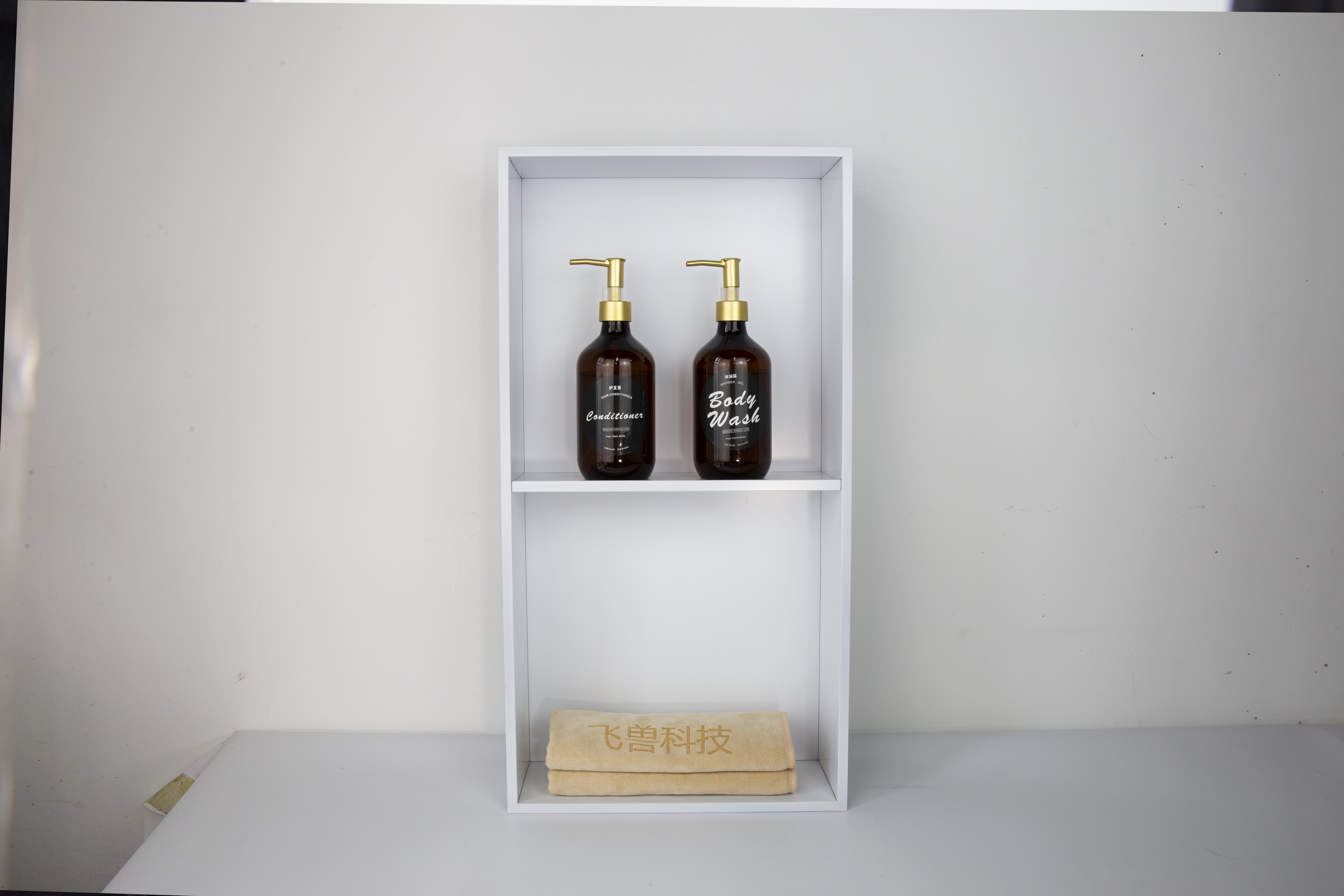Stainless Steel Shower Niche – 2-Tier Recessed Wall Shelf