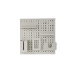 Small Pegboard Storage Box – Powder-Coated Iron