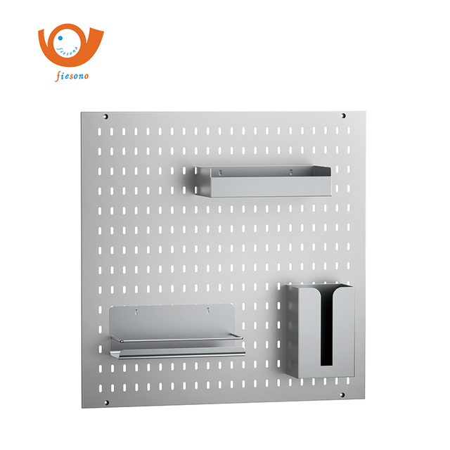 Modular Wall-Mounted Pegboard Organizer System – Customizable Storage for Home, Office, Bathroom & Workshop