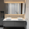 Fiesono Stylish Functionality: All-Aluminum Lighted Anti-Fog Bathroom Cabinets