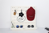 Modular Wall-Mounted Pegboard Organizer System – Customizable Storage for Home, Office, Bathroom & Workshop