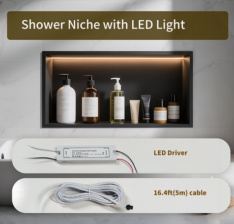 LED Lighted 2-Tier Recessed Shower Niche- Illuminated Wall Shelf for Modern Bathroom Storage.png