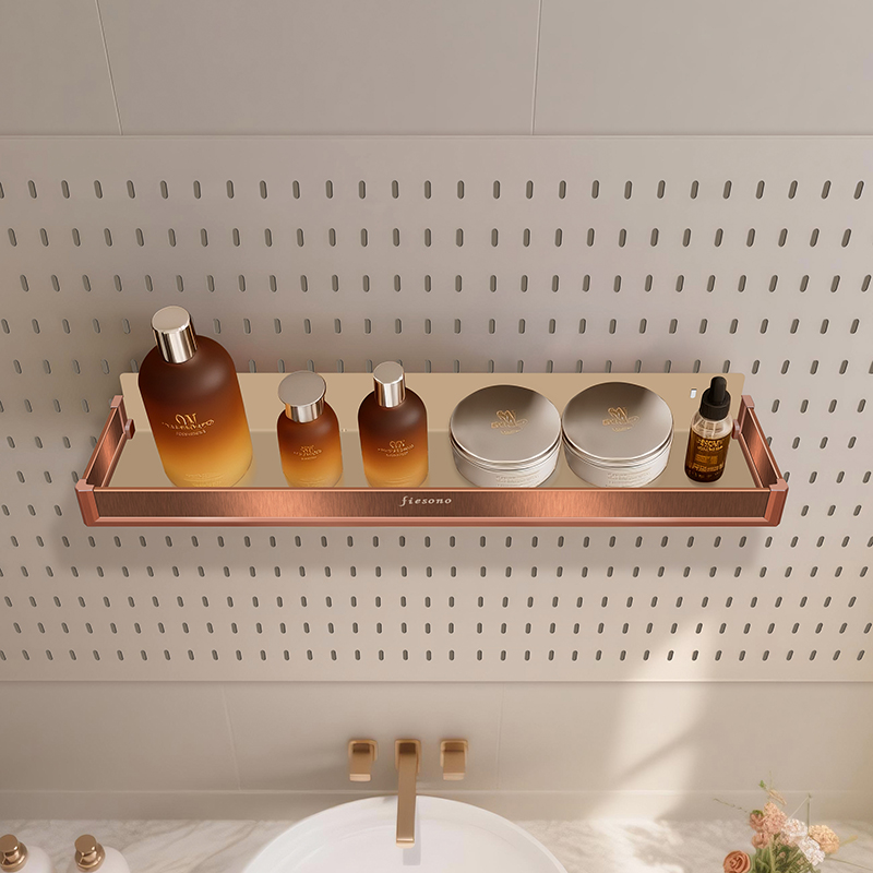 FIESONO Long Pegboard Storage Box (Metal + HPL)