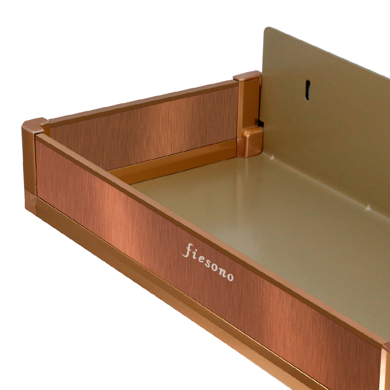 FIESONO Medium-Length Pegboard Storage Box (Metal + HPL)