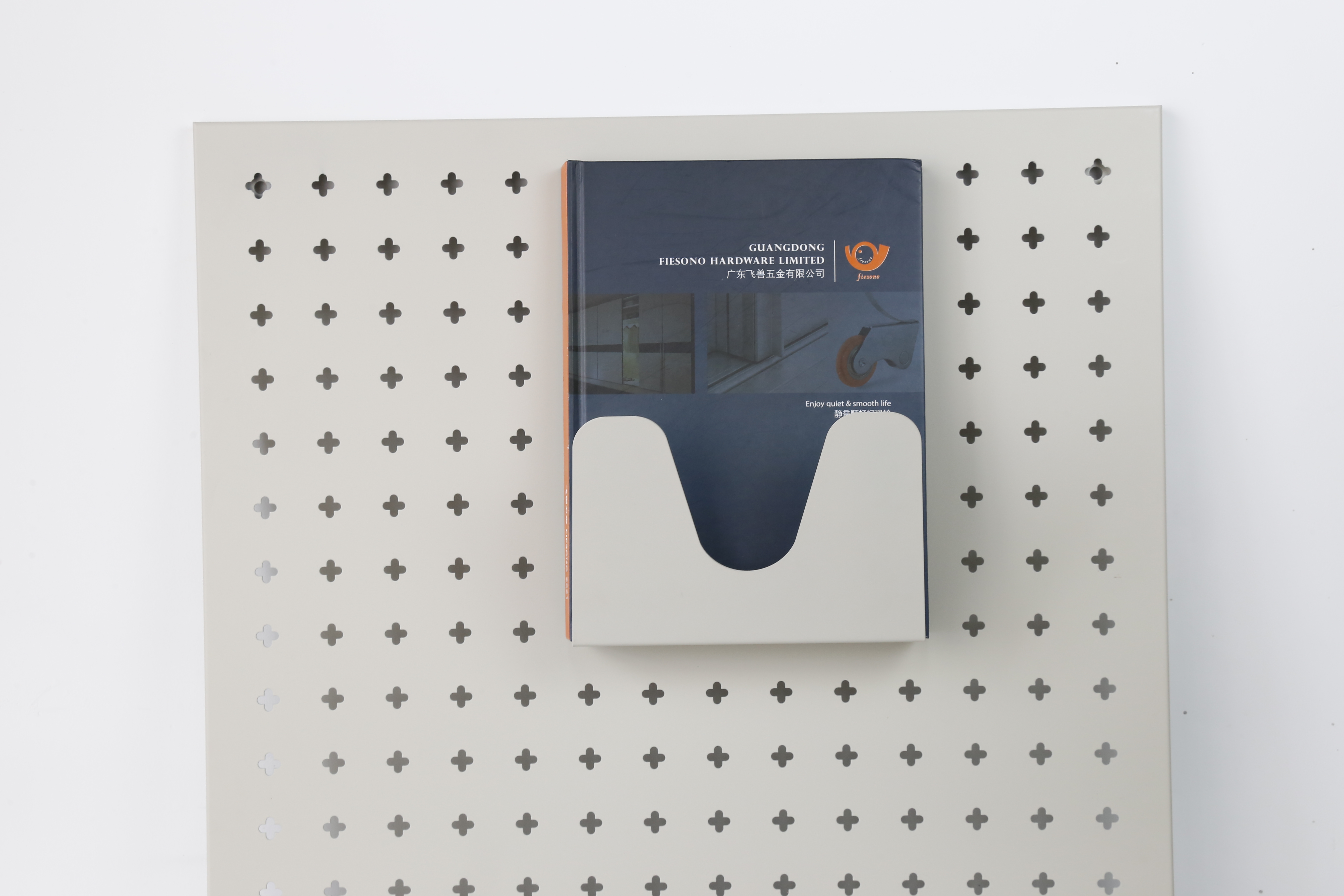 Pegboard Magazine & Document Holder – Open Front Rack