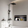 LED Lighted 2-Tier Recessed Shower Niche- Illuminated Wall Shelf for Modern Bathroom Storage