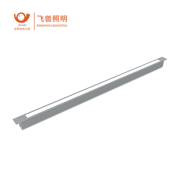 Silicone Eye-caring Recessed Led Aluminum Profile Strip Light For Cabinet 