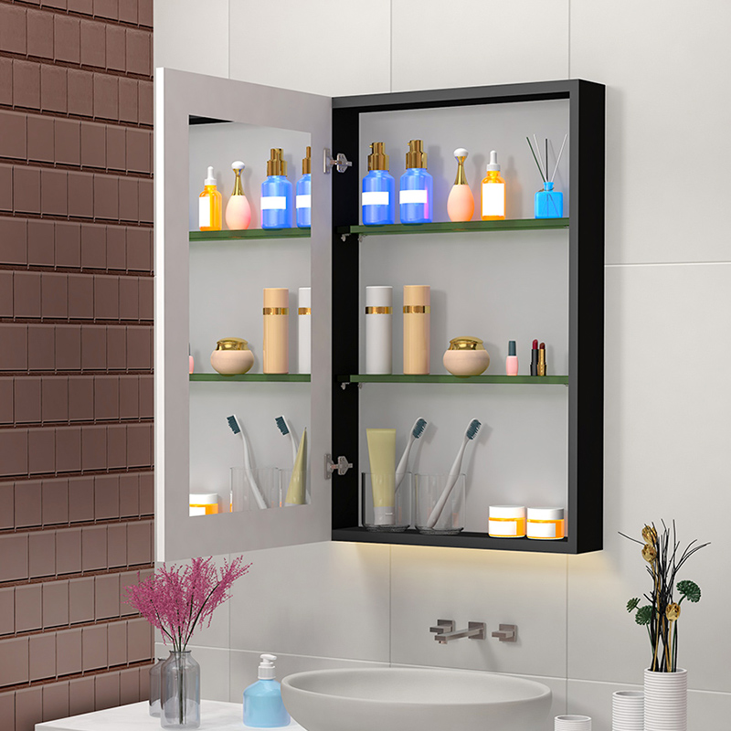 The Right Choice - Fiesono Aluminum Alloy Bathroom Medicine Cabinet, Add Brilliance And Fun To Your Bathroom